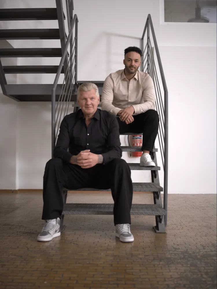 Alexander Riedl (Geschäftsführer) & Stefan Effenberg (Markenbotschafter) – Energiewerke NRW